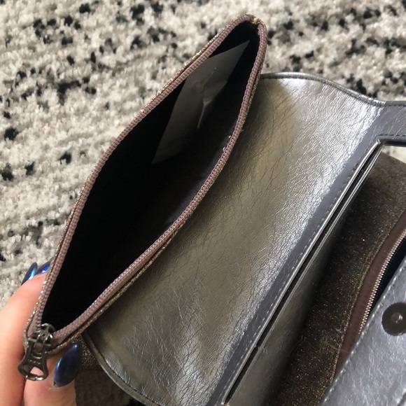 NWT Loft Glitter Clutch - Picture 3 of 5
